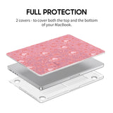 Pink Romance - Clear MacBook Case (Glitter)