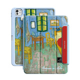 Bedroom in Arles  - Leather Magnetic iPad Case