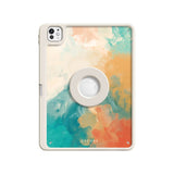 Floating Clouds - Leather Magnetic iPad Case