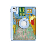 Bedroom in Arles - Leather Magnetic iPad Case