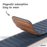 Apple Watch Series | Leather Link Magnetic Strap