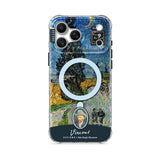 Road with Cypress and Star - iPhone Case