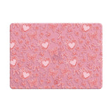Pink Romance - Clear MacBook Case (Glitter)