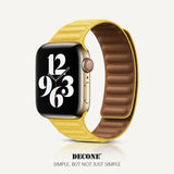 Apple Watch Series | Leather Link Magnetic Strap
