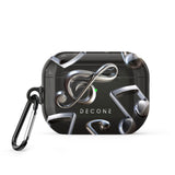 Metallic Notes - Tough AirPods Case