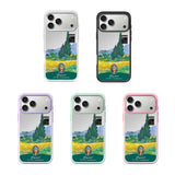 Wheat Field with Cypresses - Snap Nexus Mirror Magnetic Backplate