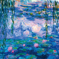 Blue Water Lilies and Willow