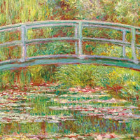 Bridge Over a Pond of Water Lilies