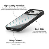Blue Green - Flex Mirror iPhone Case