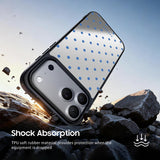 Blue Black - Flex Mirror iPhone Case