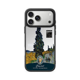 Road with Cypress and Star - Flex Mirror iPhone Case