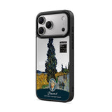 Road with Cypress and Star - Flex Mirror iPhone Case
