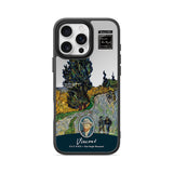 Road with Cypress and Star - Flex Mirror iPhone Case