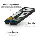 Road with Cypress and Star - Flex Mirror iPhone Case