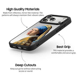 Girl with a Pearl Earring - Flex Mirror iPhone Case