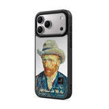 Self-Portrait with Grey Felt Hat - Flex Mirror iPhone Case