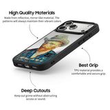 Self-Portrait with Grey Felt Hat - Flex Mirror iPhone Case