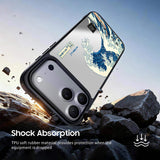 The Great Wave off Kanagawa - Flex Mirror iPhone Case