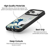 The Great Wave off Kanagawa - Flex Mirror iPhone Case
