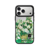 Vase with Pink Roses - Flex Mirror iPhone Case