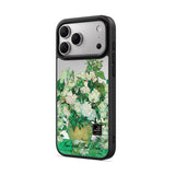 Vase with Pink Roses - Flex Mirror iPhone Case