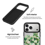 Vase with Pink Roses - Flex Mirror iPhone Case