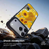 Vase with Twelve Sunflowers - Flex Mirror iPhone Case