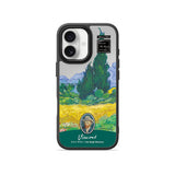 Wheat Field with Cypresses - Flex Mirror iPhone Case