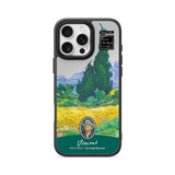 Wheat Field with Cypresses - Flex Mirror iPhone Case