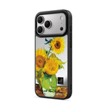 Vase with Three Sunflowers - Flex Mirror iPhone Case