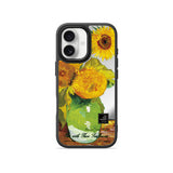 Vase with Three Sunflowers - Flex Mirror iPhone Case