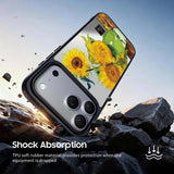 Vase with Three Sunflowers - Flex Mirror iPhone Case