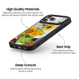 Vase with Three Sunflowers - Flex Mirror iPhone Case