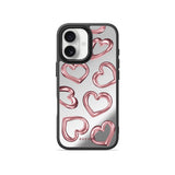 Metal Heart - Flex Mirror iPhone Case