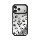 Metallic Notes - Flex Mirror iPhone Case