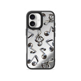 Metallic Notes - Flex Mirror iPhone Case