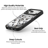 Metallic Notes - Flex Mirror iPhone Case