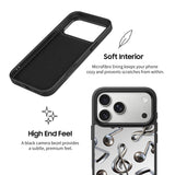 Metallic Notes - Flex Mirror iPhone Case