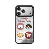 Puppy Party - Flex Mirror iPhone Case