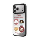 Puppy Party - Flex Mirror iPhone Case