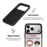 Puppy Party - Flex Mirror iPhone Case