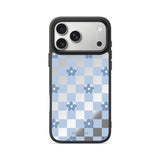 Blue Flowers - Flex Mirror iPhone Case