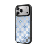 Blue Flowers - Flex Mirror iPhone Case
