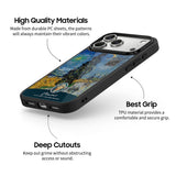 Road with Cypress and Star - Flex iPhone Case