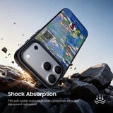 Water Lilies (Blue) - Flex iPhone Case