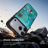 Water Lilies (Turquoise) - Flex iPhone Case