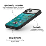 Water Lilies (Turquoise) - Flex iPhone Case