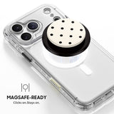 Black White - Tough Magnetic Grip Stand