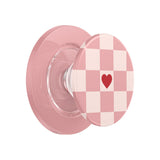 Peach Heart - Tough Magnetic Grip Stand