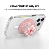 Peach Heart - Tough Magnetic Grip Stand